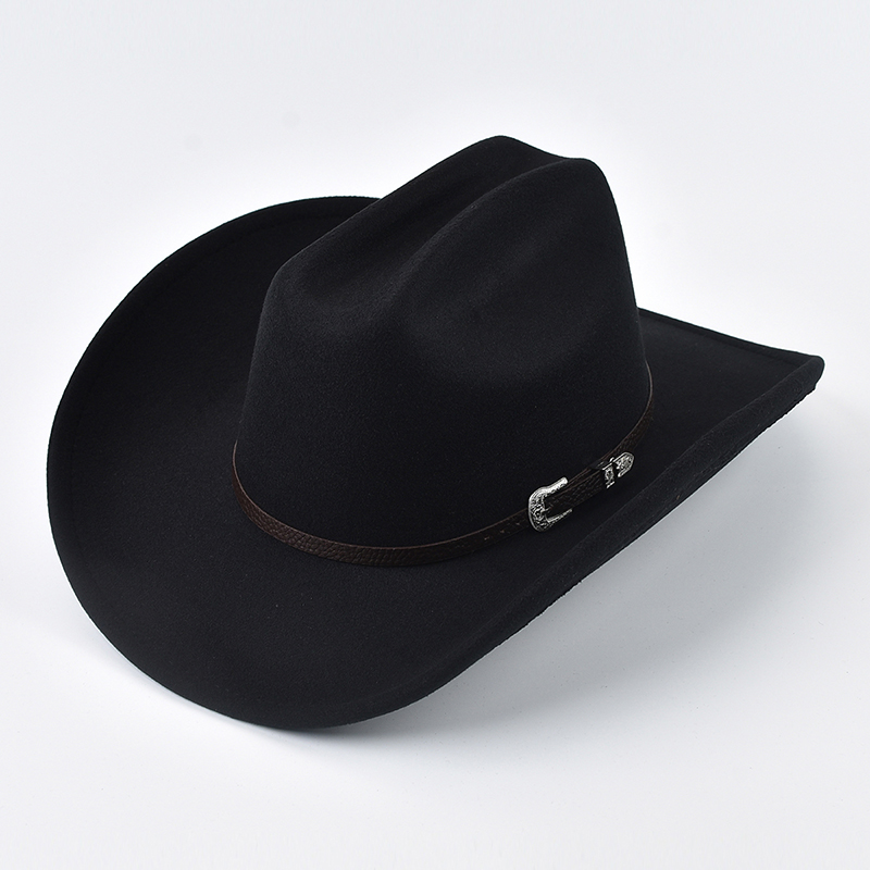 Cowboy Hat Straw - Unisex Western Cowboy Hut mit Leder