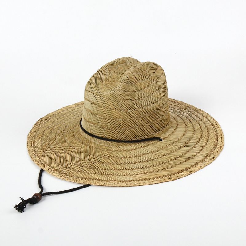 Cowboy Hat Straw - Cowboy-Strohhut mit breiter Krempe, für Frühling,