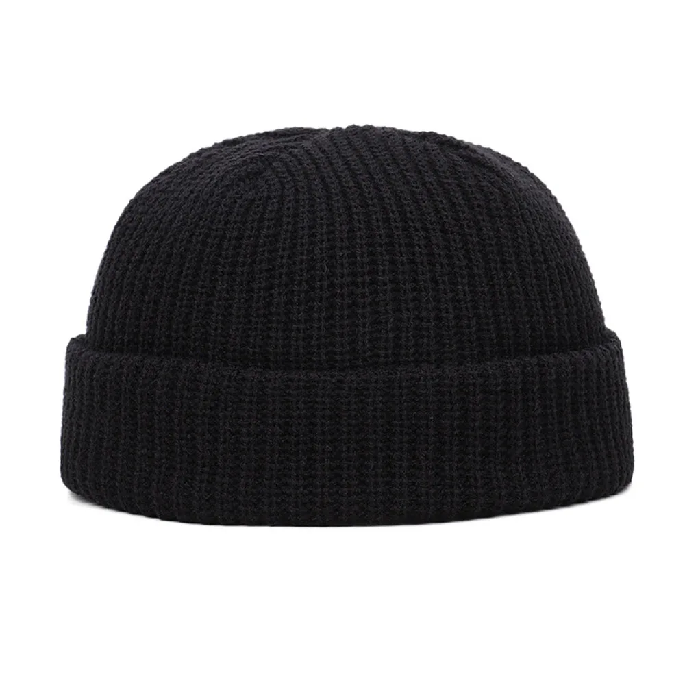 Unisex Strickmütze, einfarbige – Beanie Cuffed Knit Bewertung und Preis