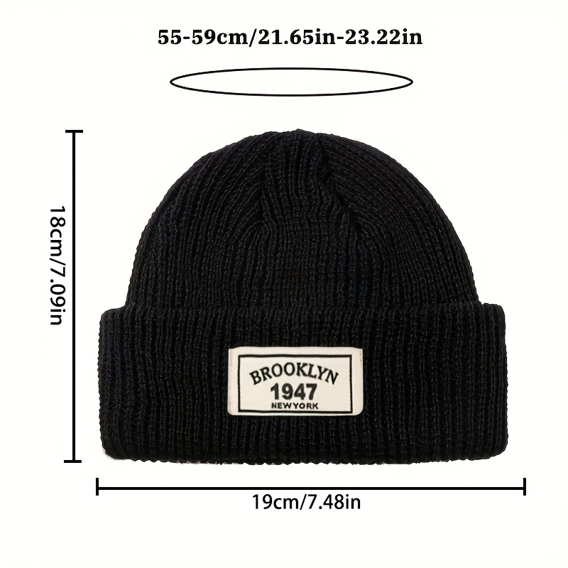 Unisex Brooklyn 1947 New York  – Beanie Cuffed Knit Bewertung und Preis