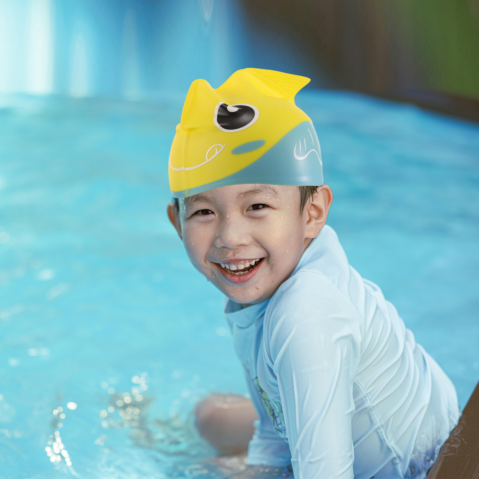 Silikon-Badekappe mit Cartoon- – Swim Hat Silicone Bewertung und Preis