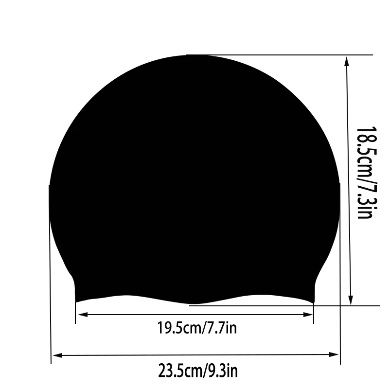 Silikon-Badekappe für langes H – Swim Hat Silicone Bewertung und Preis
